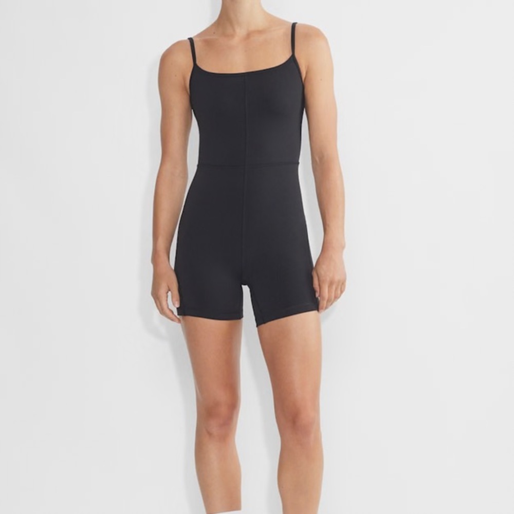 Aritzia Wilfred Free Black romper Shapewear Bodysuit size XS